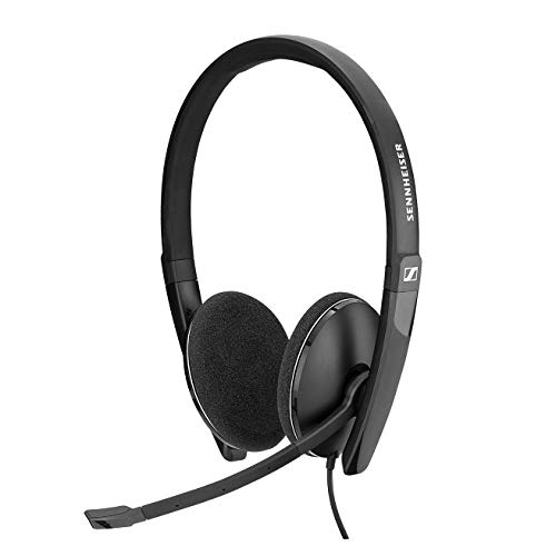 Sennheiser PC 8.2 USB-On-Ear Headset PC, Kopfhörer mit Kabel, Integrierte Lautstärkeregelung, Sicher Sitzender Kopfbügel, Geräuschunterdrückendes Mikrofon, Für Online-Anrufe & -Unterricht, Mehrfarbig
