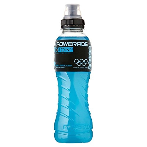 Powerade ION4 Isotonische Berry & Tropical Fruit Sportgetränk (500 ml) - Packung mit 6