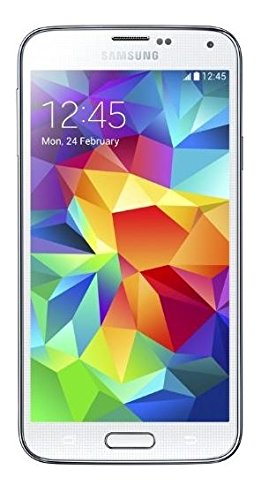 Samsung Galaxy S5 Smartphone (5,1 Zoll (12,9 cm) Touch-Display, 16 GB Speicher, Android 4.4) shimmery-white