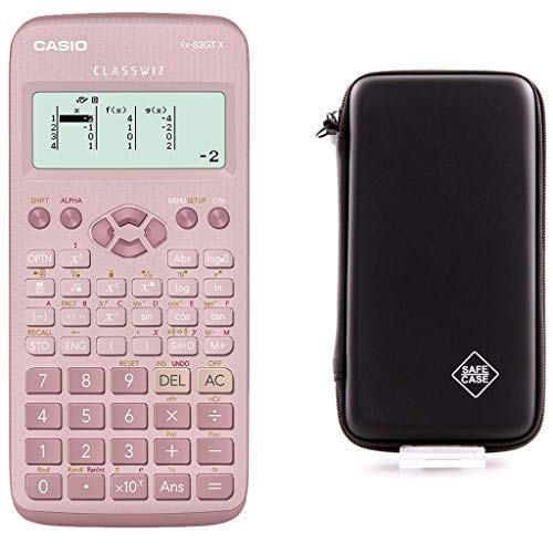 Casio FX-83 GTX Pink + SafeCase Schutztasche