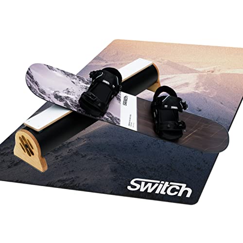 Switch Boards Jibbing Board PRO + Training Bindungen + Jibbing Rohr + Training Matte