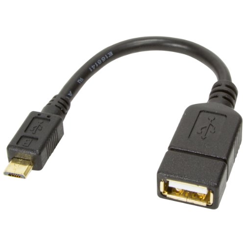 BIGtec OTG Micro B Kabel Adapter USB Datenkabel Host für Handy Smartphone Tablet geeignet für Geräte von Samsung, Sony, Wiko, Huawei, HTC, ZTE, Xiaomi, S7 Edge TAB-A u.a.