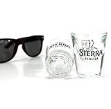 Sierra Tequila Shot Gläser 2er Set + Sierra Sonnenbrille ~mn 0982+
