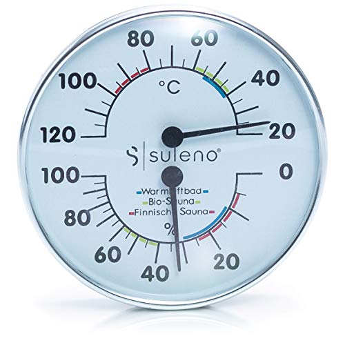 SULENO Sauna Klimamesser 2in1 Thermometer Hygrometer Klimastation