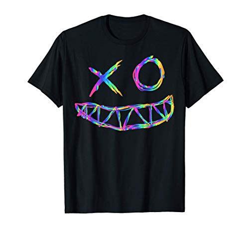 Rainbow Rave Face Festival Tekk T Shirt Men & Woman T-Shirt