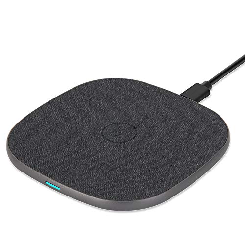 Evershop Fast Wireless Charger, Induktive Ladestation Kabelloses Laden für iPhone 13 12 11 14/Pro/XS/X/8/8 Plus, Fast Qi Ladestation für Samsung Galaxy S20/S10/Note 9/S9 Plus/Note 8,Huawei P30 Pro Usw