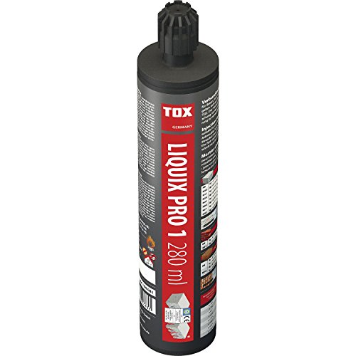 Tox Verbundmörtel, Liquix Pro 1 styrolfrei, 1 Kartusche, 280 ml, inkl. 2 Statikmischer, 084100081