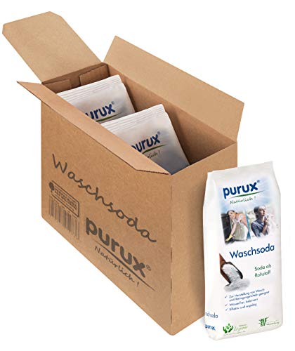 purux Waschsoda Pulver 3kg Natriumcarbonat nachhaltig verpackt