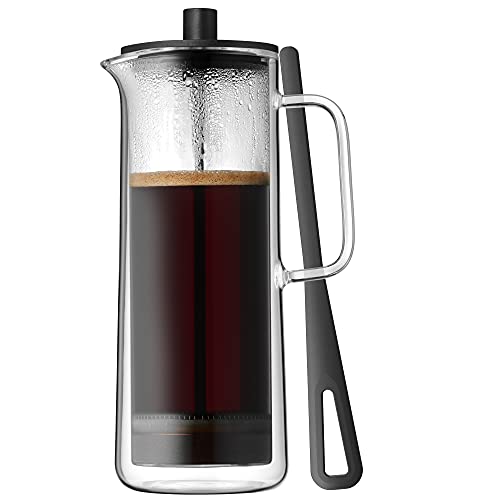 WMF Coffee Time Coffeepress doppelwandig 0,75l, French Press, Kaffeebereiter für 6 Tassen, Glas, spülmaschinengeeignet