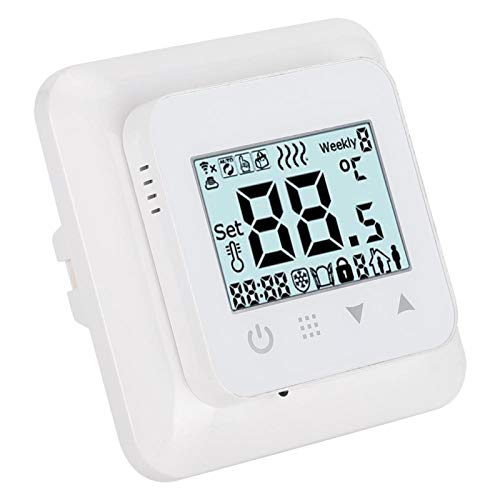 CGgJT Temperaturregler, Heizthermostat, Touchscreen Intelligent White Safety-Haushalt for Heizungssystem Fußbodenheizung (gewöhnlicher Absatz) (Color : Ordinary Paragraph)