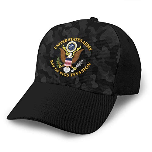 G.H.Y US Army-Schweinebucht Invasion Unisex Adult Hats Baseball Caps Peaked Cap