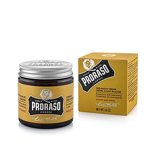 Proraso Pre Shave Cream single blade Wood & Spice, 100 ml