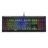 Sharkoon Skiller SGK60 RGB Gaming Keyboard, 14 PBT-Tastenkappen, Weiße Kailh-Box-Schalter, 4044951030088, Schwarz