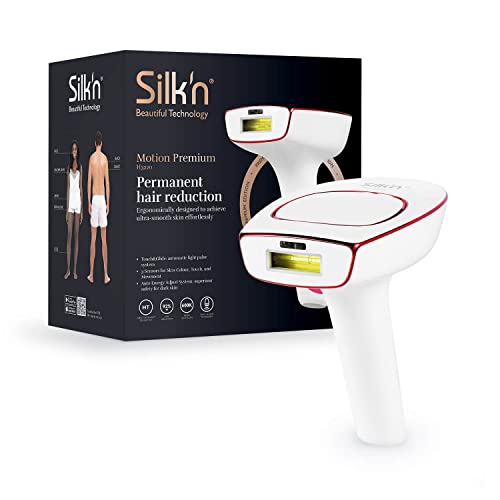 Silk'n Motion Premium 600.000 Lichtimpulse Permanent Haarentfernungsgerät Geeignet für Ganzkörper und Gesicht, HPL Technologie, Auto Energy Adjust System Sicher für Alle Haut- und Haarfarben FGPP1PE1