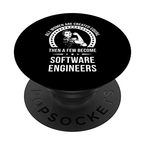 Software-Ingenieurin Telefongriff für Frauen | Software-Inge - PopSockets Ausziehbarer Sockel und Griff für Smartphones und Tablets