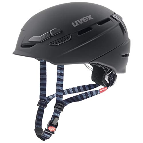 Uvex Sport Bergsteiger- Ski- Fahrradhelm p.8000 Tour Black mat 55-59 cm