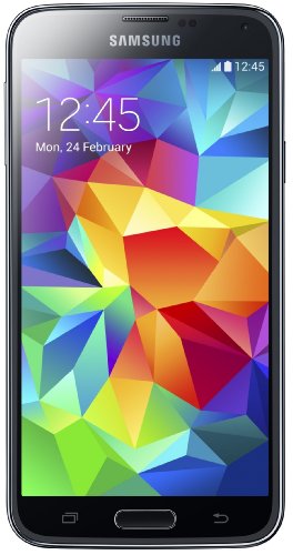 Samsung Galaxy S5 Smartphone (12,95 cm (5,1 Zoll) Touch-Display, 2,5 GHz Quad-Core Prozessor, 2 GB RAM, 16 MP Kamera, Android 4.4 OS) - Schwarz [EU-Version]