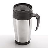 GOODS+GADGETS Coffee-2-go Thermobecher aus Edelstahl Trinkbecher Isotasse Isolierbecher Kaffeebecher Mehrweg-Becher Mug 400ml