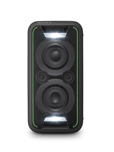 Sony GTK-XB5 One Box Party Soundsystem (200 W Ausgangsleistung, Extra Bass, Bluetooth, NFC, Licht und DJ-Effekte) Schwarz