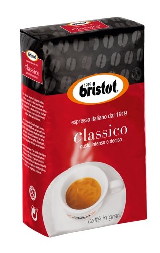 5 x Kaffee Espresso Bristot Miscela Classico Bohnen 1 kg.
