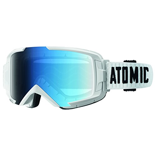 Atomic Damen/Herren Skibrille für Brillenträger, All-Wetter, Passform M, Live-Fit Rahmen, Oversized Look, Savor Photochromic, Blau/ Weiß, AN5105284