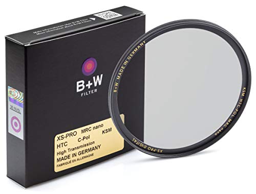 B+W Zirkularer Polarisationsfilter Käsemann (58mm, High Transmission, MRC Nano, XS-Pro, 16x vergütet, slim, Premium)