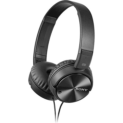 Sony MDR Kopfhörer (kabelgebunden, extra Bass) MDR-ZX110NC schwarz (Renewed)