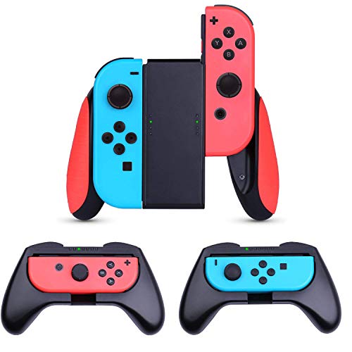 HEYSTOP Grip Kompatibel mit Nintendo Switch Joy-Con, 3 Stück Komfort Gamepad Controller Schutzhülle Griff Kits Kompatibel mit Nintendo Switch JoyCon