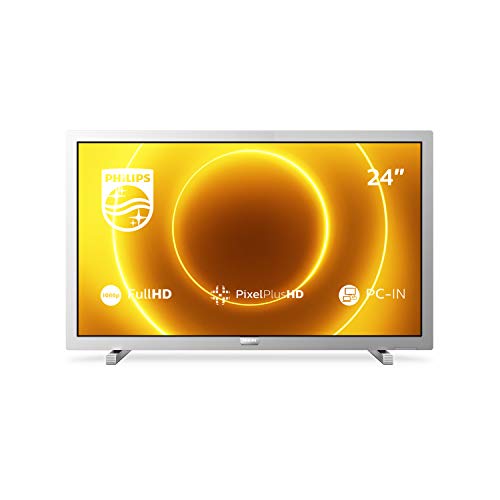 Philips TV 24PFS5525/12 24-Zoll-LED-Fernseher (Full HD, Pixel Plus HD, Full-Range-Lautsprecher, 2 x HDMI, VGA, USB) Mittelsilber [Modelljahr 2020]