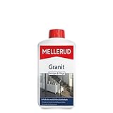 Mellerud Granit Reiniger & Pflege – Reinigungsmittel zum Entfernen von hartnäckigen Verschmutzungen auf Granit- oder Specksteinoberflächen – 1 x 1 l