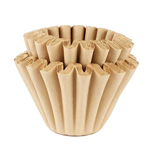 Stronrive Universal-Korbfiltertüten 50 STK | 1-2 Tassen 45mm Papierfilter Korbfilter Kaffeefilter | Einweg Kaffeefilterpapier Ersatz des Kaffeefilters aus Holzfasern