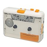Tragbarer Kassettenspieler, Walkman-Kassetten-Audio-Musik-Player Tape to MP3-Konverter, Kompatibel mit Laptops, Computern, Konvertieren von Mixtapes/Tape-Kassetten für IPod/MP3