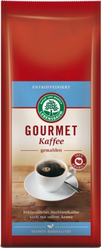 Lebensbaum Gourmet Kaffee, entkoffeiniert,6er Pack (6x 250 g)