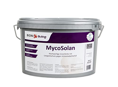 Bioni MycoSolan Innenfarbe gegen Schimmel mit Silber-System-Technologie (5 Liter)