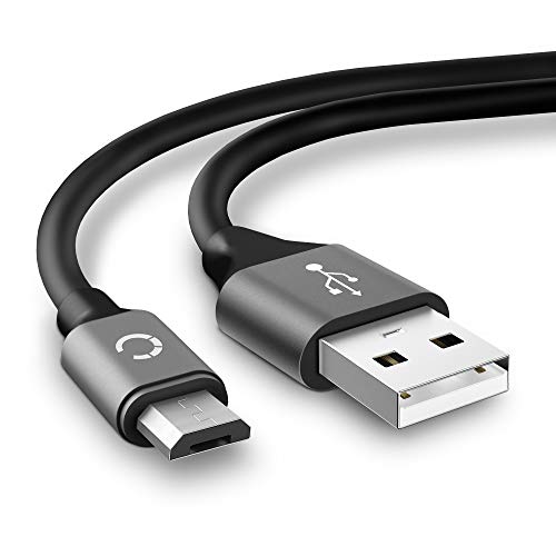 CELLONIC® USB Kabel 2m kompatibel mit Sony Xperia X/XA / Z5 / Z3 / Z2 / Z1 / Compact/Premium / M4 Aqua / M2 / E3 / E4 / E5 Ladekabel Micro USB auf USB A 2.0 Datenkabel 2A grau PVC