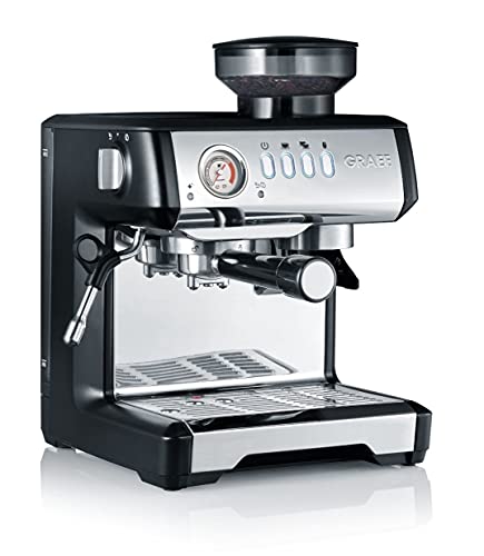 Graef ESM802EU Milegra Siebträger-Espressomaschine, 1600, schwarz