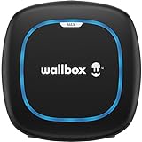 Wallbox Pulsar Max, Ladegerät für Elektrofahrzeuge (22 kW, Type 2, Wi-Fi, Bluetooth, OCPP, Innen/Außen, 5m, einfache Installation), Schwarz