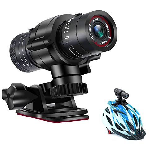 Action Cam für Fahrrad 1080P HD Helmkamera 120° Weitwinkel Sportkamera mit Videoaufnahme & Fotografieren