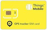 SIM-Karte für GPS TRACKER - Things Mobile - mit weltweiter Netzabdeckung und Mehrfachanbieternetz GSM/2G/3G/4G. Ohne Fixkosten und ohne Verfallsdatum. 10 € Guthaben inklusive