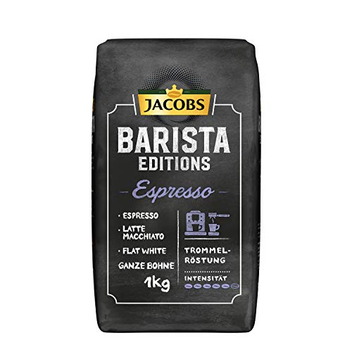 Jacobs Kaffeebohnen Barista Editions Espresso Bohnen, 1 kg Bohnenkaffee