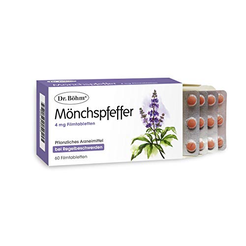Dr. Böhm Mönchspfeffer 4 mg Tabletten bei Regelbeschwerden, 60 St. Tabletten
