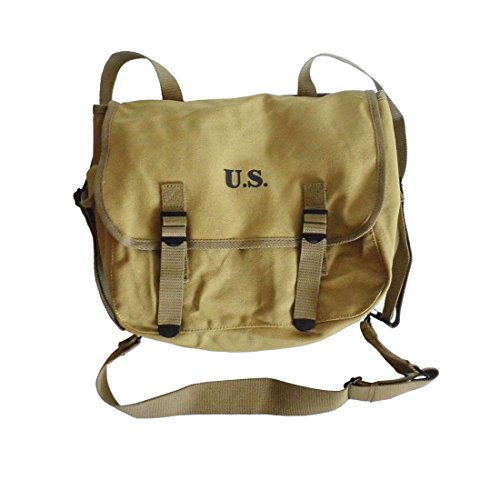WWII WW2 US M36 Haversack Musette Field Bag Military Rucksack Canvas Khaki