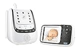 NUK Babyphone mit Kamera Eco Control+ Video mit Gegensprechfunktion und Temperatursensor, frei von hochfrequenter Strahlung im Eco-Mode