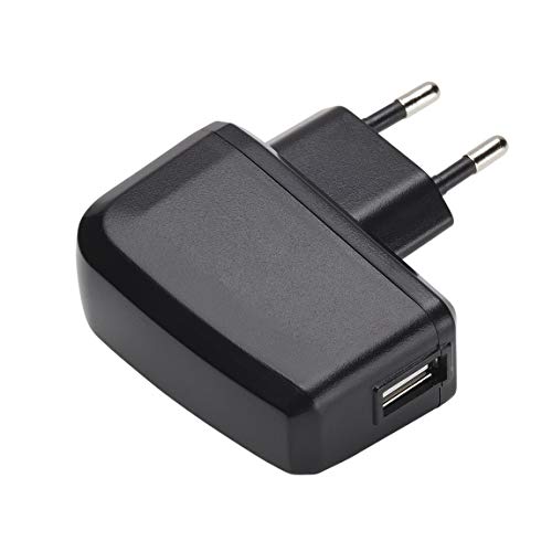 Slabo USB-Adapter Netzteil für Medion Lifetab P8912 (MD 99066) (9 Zoll) / LIFETAB P8311 (MD 99443) / LIFETAB P10341 (MD 99233) Ladegerät Reiseladegerät Charger Ultra-Slim - SCHWARZ | Black