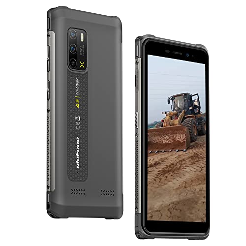 Ulefone Armor X10 PRO Outdoor Smartphone Ohne Vertrag (2022),Outdoor Handy 64 GB/4 GB/256 GB,8 Kern Prozessor,5.180 mAh Akku,5,45 Zoll HD+ Display,Android 11,4g/3g/2g,NFC,20MP+20MP Kamera (Grau)