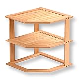 Kesper | Küchenregal, Material: Bambus, Maße: B 25 x T 25 x H 27 cm, Farbe: Braun | 58804