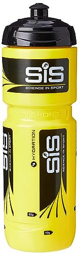 Science in Sport SIS Fahrradtrinkflasche (800ml), Kunststoff, Logo schwarz, Farbe gelb