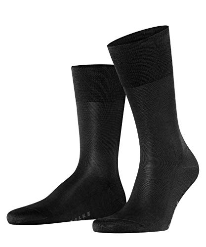 FALKE Socken Tiago Baumwolle Herren schwarz weiß viele weitere Farben verstärkte Herrensocken ohne Muster atmungsaktiv dünn und einfarbig 1 Paar