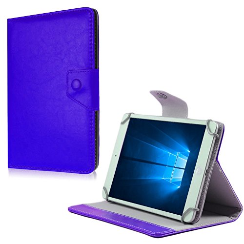 NAUC Schutz Hülle Medion Lifetab S10366 S10352 P10356 Tasche Tablet Schutzhülle Cover, Farben:Blau