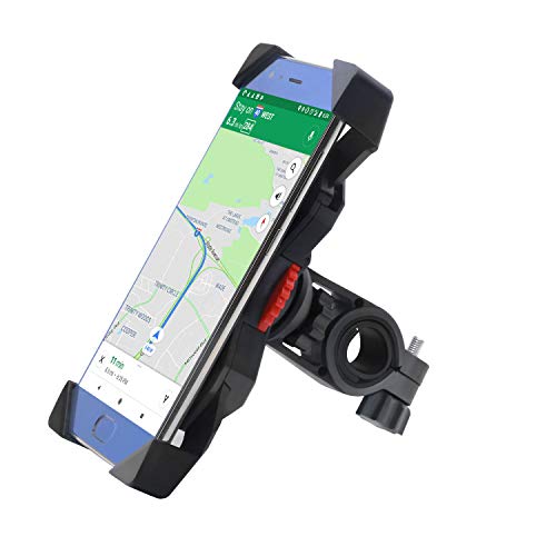 Handyhalterung Fahrrad,Universal Fahrrad Handyhalterung 360°Drehbare Handyhalter Fahrräder GPS Für 3,5-6,5 Zoll Smartphone GPS Andere Geräte Anti-Shake Fahrradzubehör Radsport Verhütung Von Abstürzen